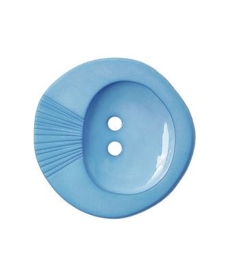 S 2H ROUND DIPPED CENTRE 18MM LTBLUE (12) 314007