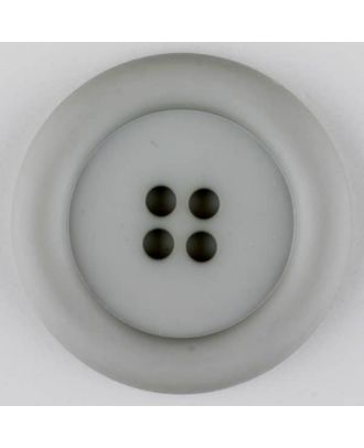 ROUND WIDE EDGE 4 HOLE 25MM GREY (12) 315715