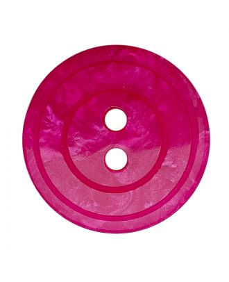 D ROUND PEARL EFF 2 HOLES 18MM PINK (12) 318846