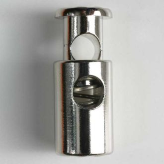S CORD STOPPER WITH SPRING 28MM SIL (20) 330091