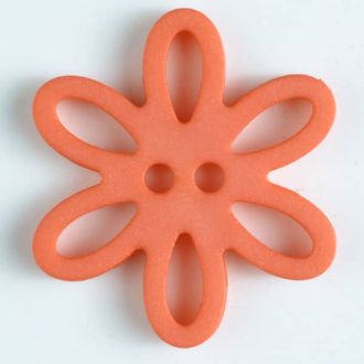 S FLOWER 6 PETAL 2 HOLE 28MM PINK (12) 330750