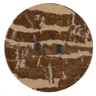S LEATHER LOOK 2 HOLE 23MM BROWN (12) 331053
