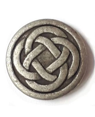S CELTIC KNOT WITH EYELET 23MM PEWTER (16 331148