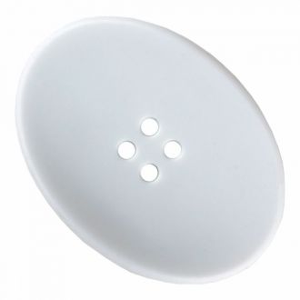 OVAL WITH 4 HOLE23MM WHITE (12) 331208