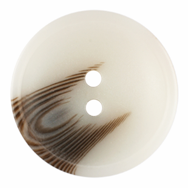 D ROUND 2 TONE PATTERN 20MM WHITE (12) 331231