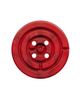 S 4 HOLE MATT SHADED 20MM RED (12) 334023