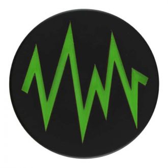 D 2 LAYER ZIG ZAG DESIGN 18MM GRN (12) 334817