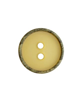 D 2H ROUND TRANSPARENT MATT 20MM YEL (12) 335013