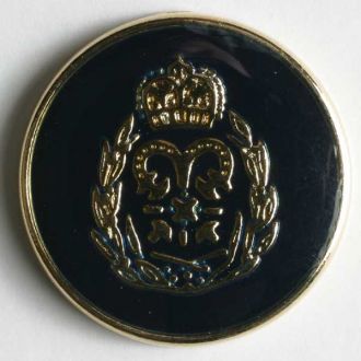 S COAT OF ARMS 19MM DARK BLUE (20) 340248