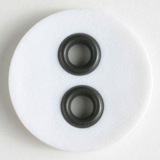 METAL HOLE2 HOLE 23MM WHITE (16) 340827