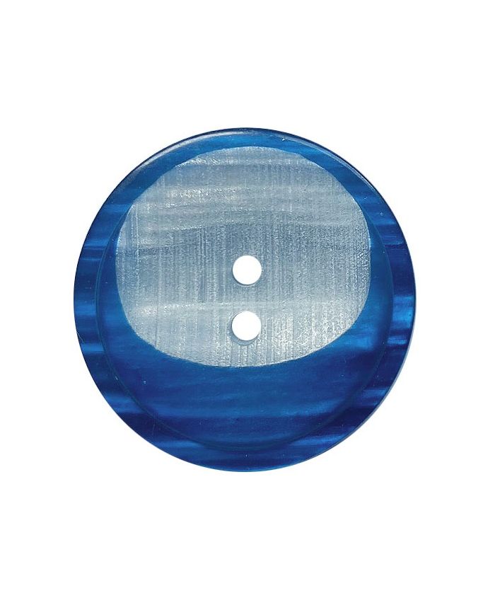 ROUND BUTTON WITH 2 HOLES 23MM DK BLU (12) 342021