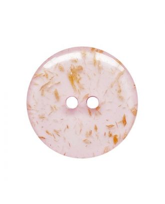S ROUND BUTTON WITH 2H 23MM PINK (12) 343007