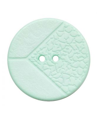 S ROUND BUTTON WITH 2H 25MM MINT (12) 343024