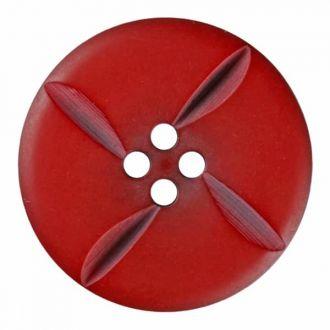 D 4 NOTCHED 4 HOLE 23MM RED (12) 345823