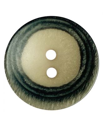 D ROUND WITH 2 HOLES 23MM BEIGE (12) 348801