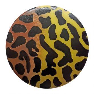 D ANIMAL PRINT 28MM GREEN (12) 363802
