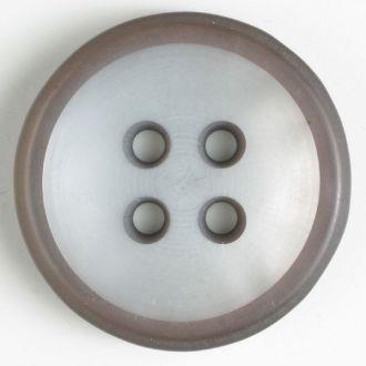 ROUND 4 HOLE 28MM BROWN (12) 370339