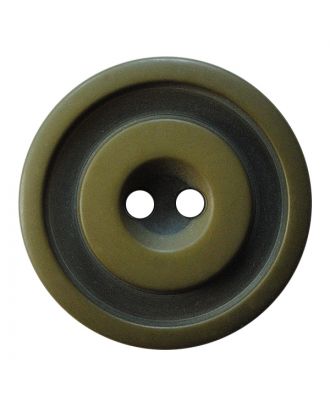 ROUND 2-TONE 2 HOLE 25MM KHAKI (12) 377808
