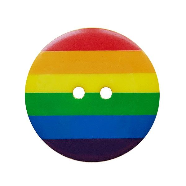 S 2 HOLE RAINBOW 25MM MULTI (12) 380450