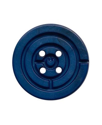 S 4 HOLE MATT SHADED 28MM NAVY (12) 384003