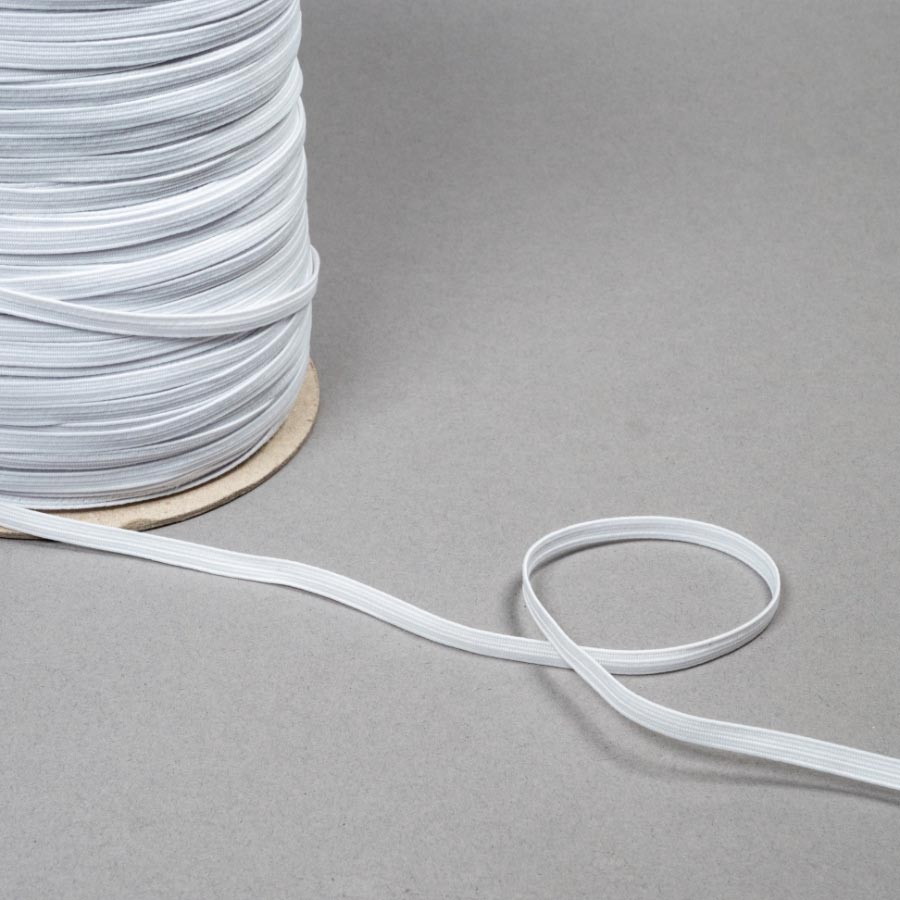 6 Cord Polyprop Elastic White 250m
