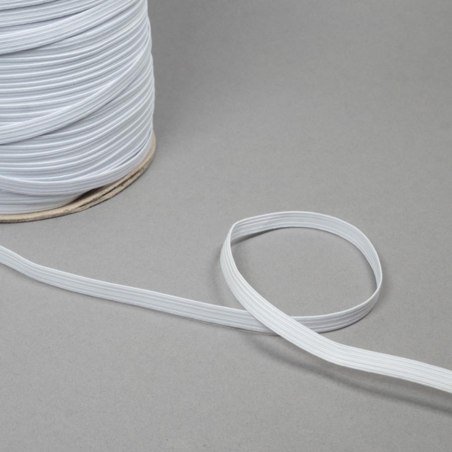 10 Cord 8mm Polyprop Elastic White 250m