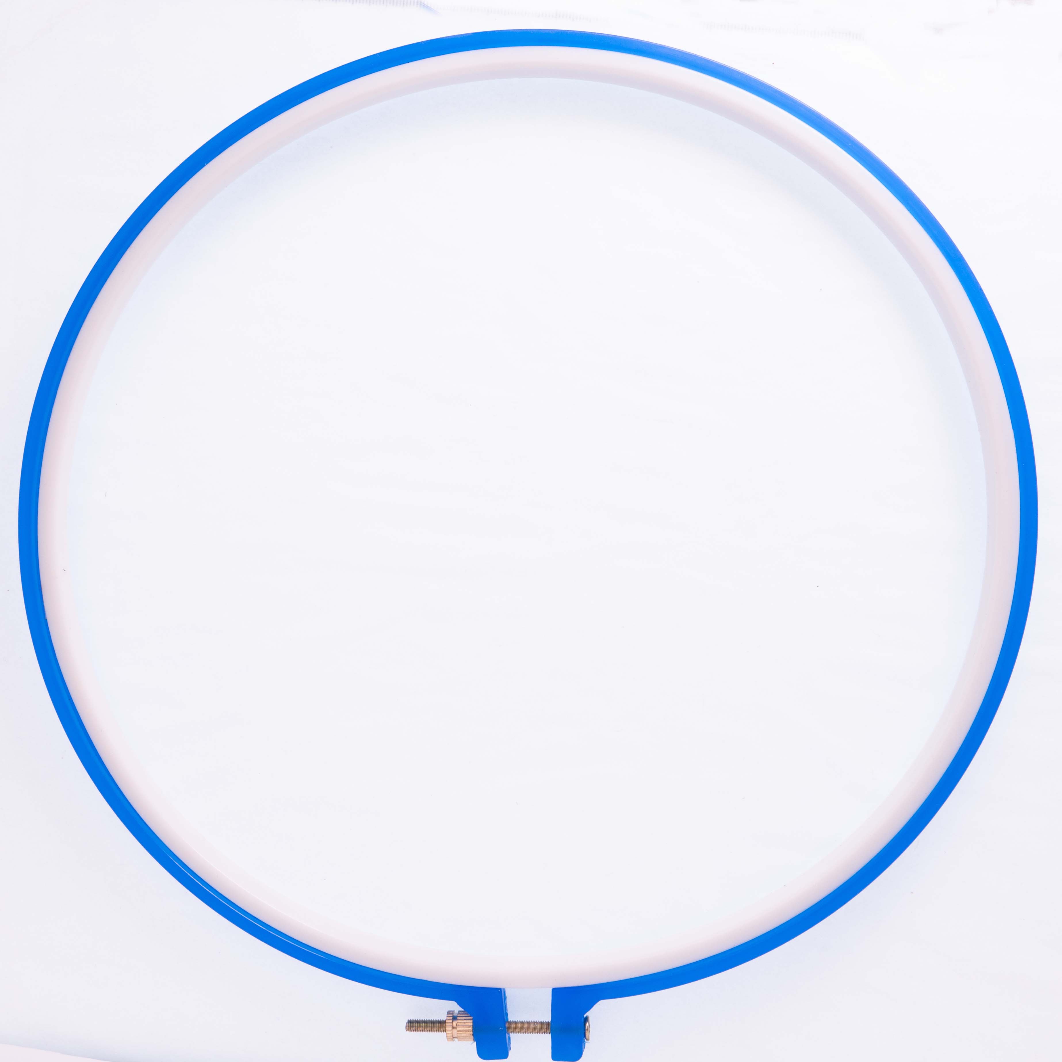 COLOURED PLASTIC EMB HOOPS 5PCS 12"