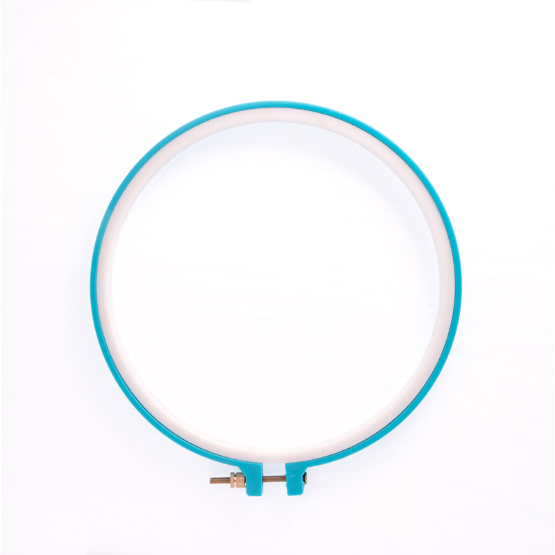 COLOURED PLASTIC EMB HOOPS 5PCS 8"