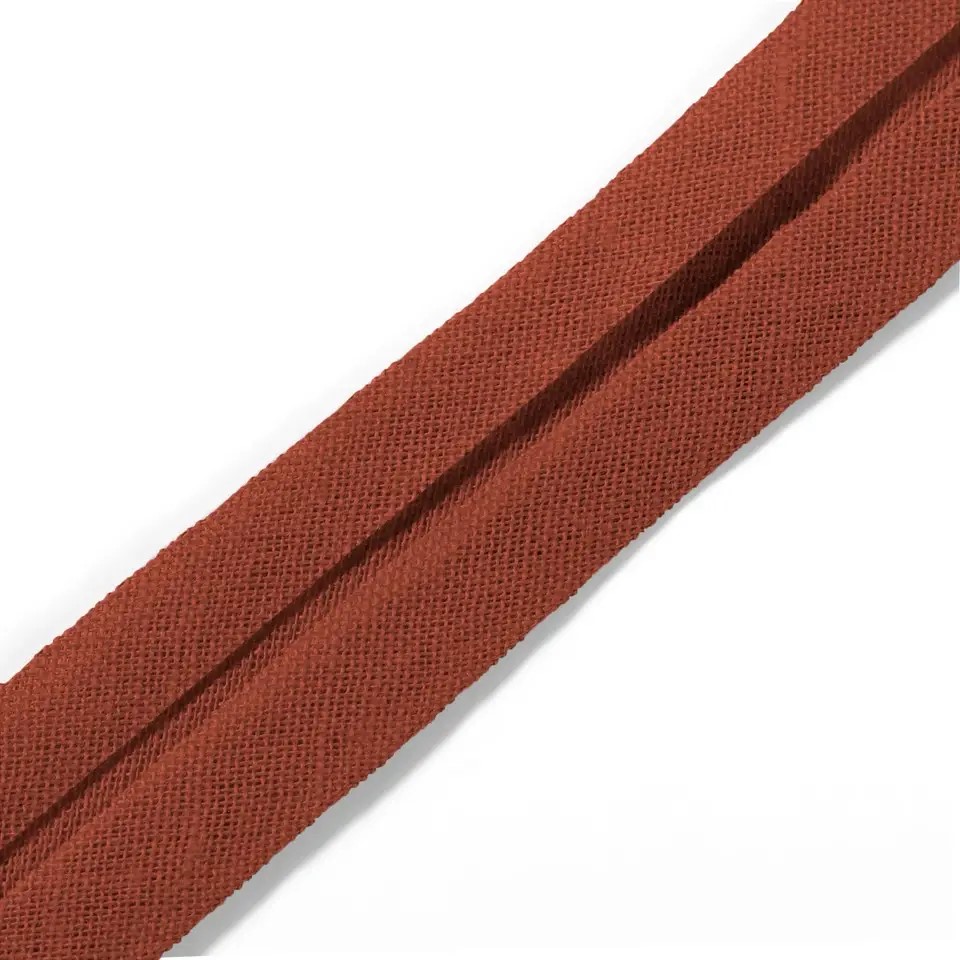BIAS BINDING COTTON 40/20MM TERRACOTTA 903377