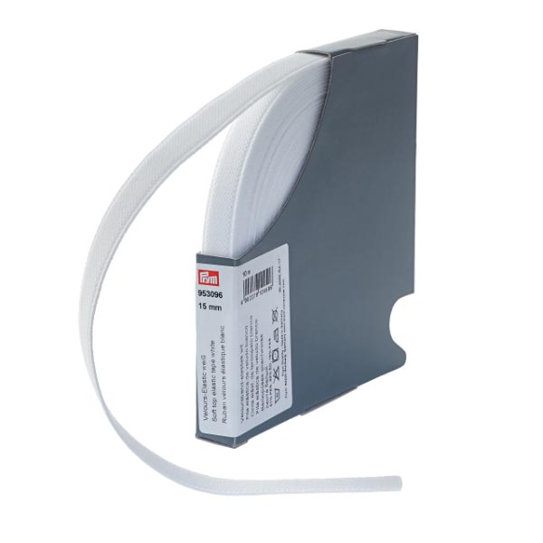 SOFT TOP ELASTIC 15MM WHITE 953096
