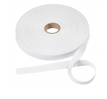 ELASTIC TAPE STRONG 25MM WHITE 955136