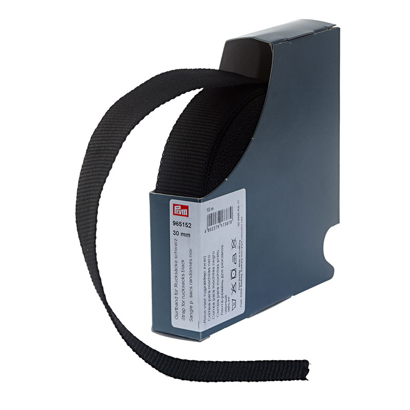 STRAP FOR RUCKSACKS 30MM BLACK 965152