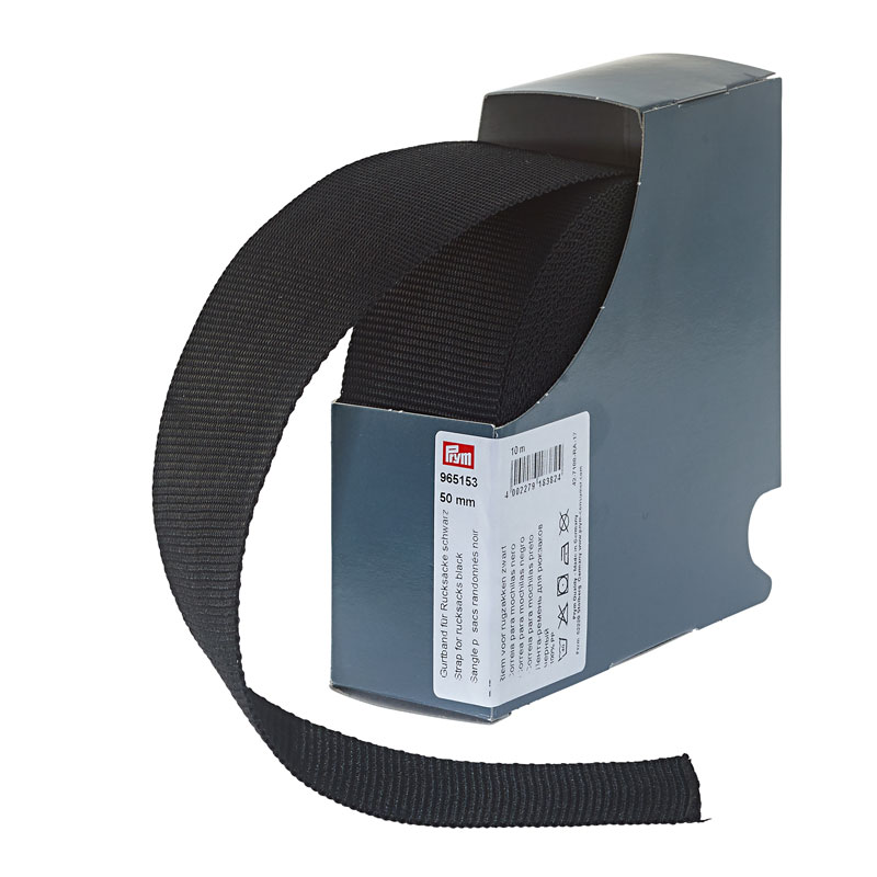 STRAP FOR RUCKSACKS 50MM BLACK 965153