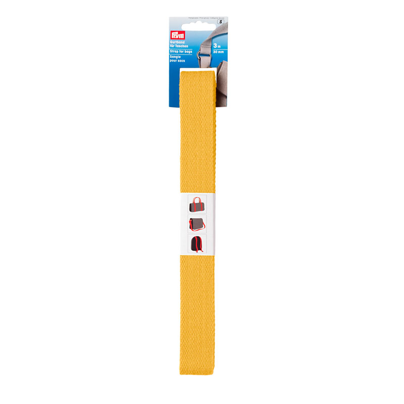 STRAP FOR BAGS 30MM YELLOW 965181