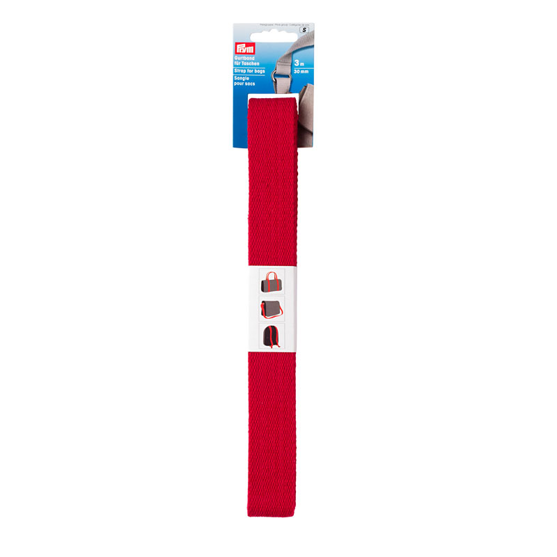 STRAP FOR BAGS 30MM RED 965186