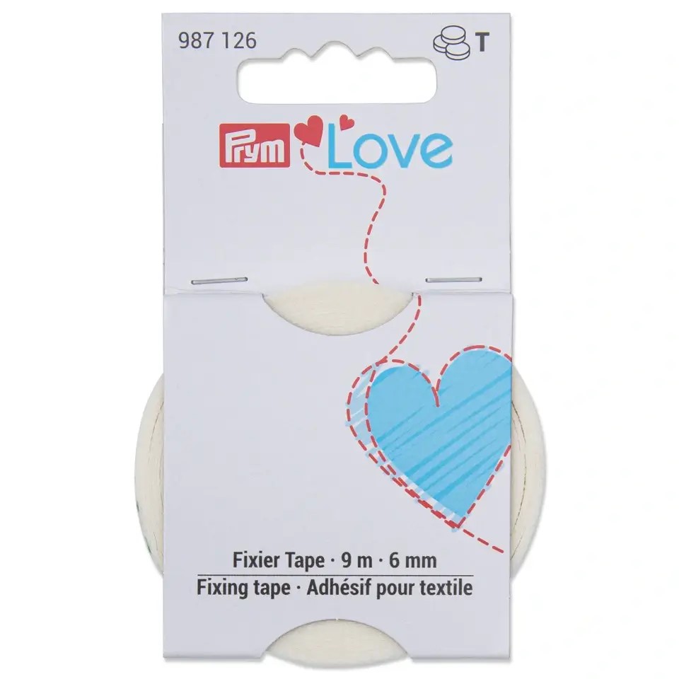 PL FIXING TAPE, WASHABLE 6MM 987126