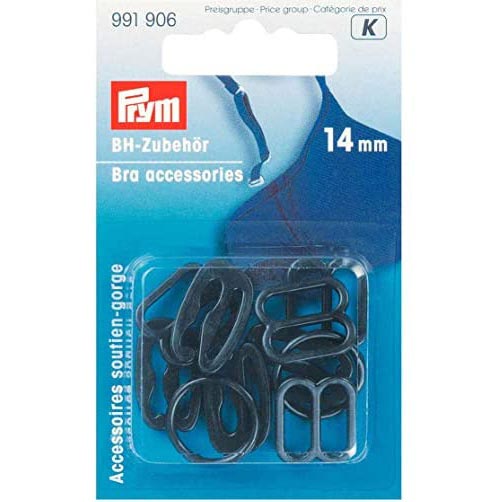 BRA ACCESS PLASTIC 14MM BLK ASSTD 991906