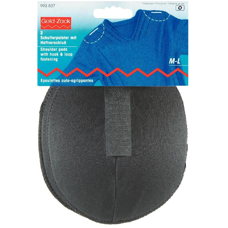 S/PADS RAGLAN WITH H&L FASTENING BLACK M L 993837