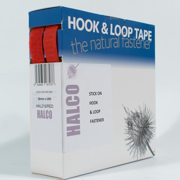 20MM STICK ON TAPE 20MM X 10M RED