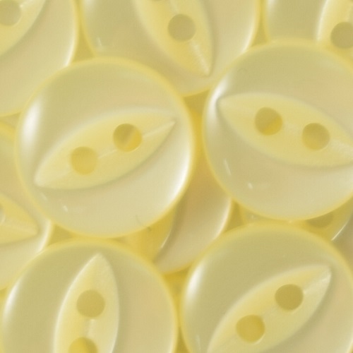 11MM 2 HOLE FISH EYE LEMON 100PCS 3