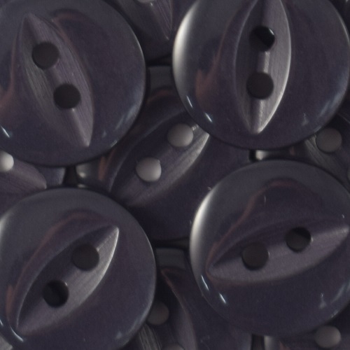 14MM 2 HOLE FISH EYE NAVY 100PCS 25