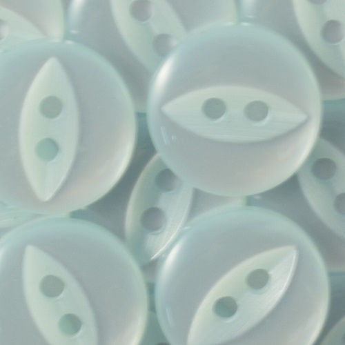14MM 2 HOLE FISH EYE MINT 100PCS 36