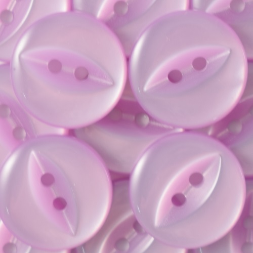 16MM 2 HOLE FISH EYE LILAC 100PCS 15