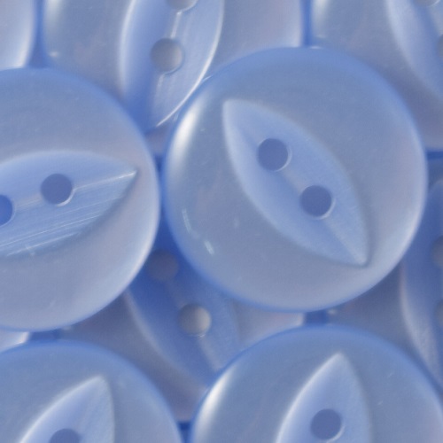 16MM 2 HOLE FISH EYE BLUE 100PCS 37