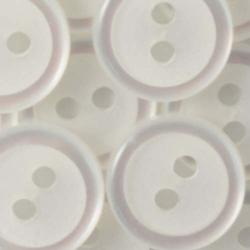 11MM RING EDGE WHITE 50PCS 1