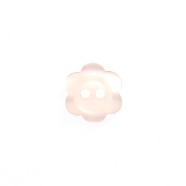 2 HOLE PEARLISED FLOWER SHAPE 50PCS 8