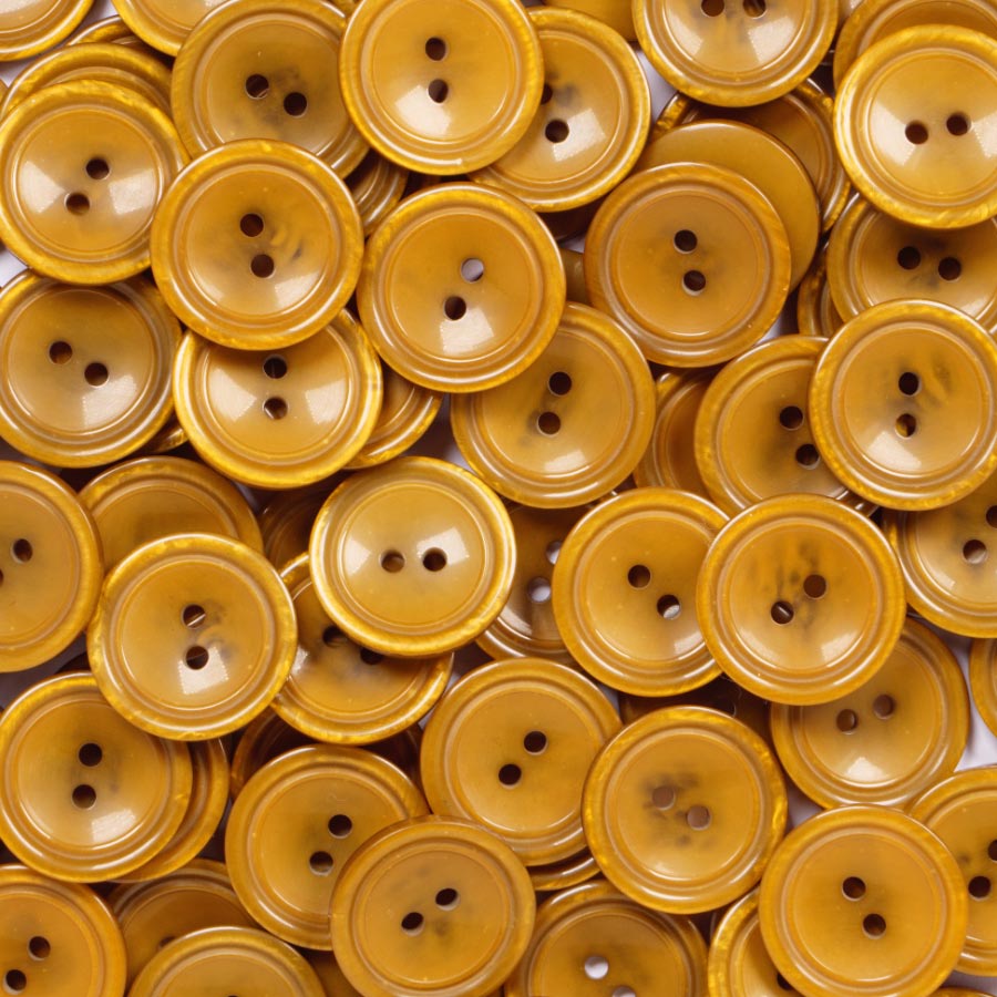 20MM 2 HOLE MOTTLED 50PCS Ochre