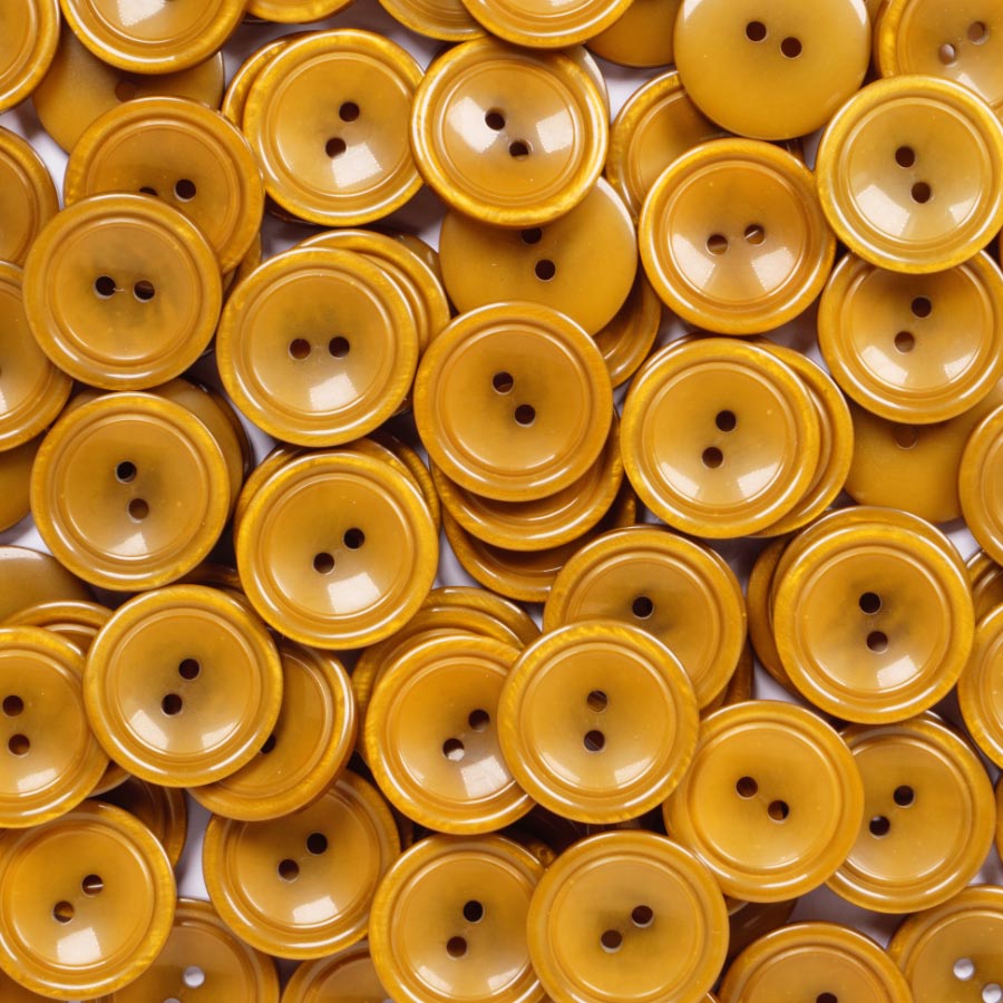 23MM 2 HOLE MOTTLED 50PCS Ochre