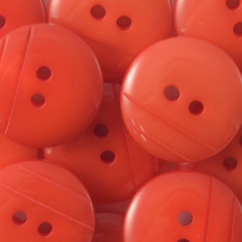 15MM 2 HOLE MARLED SIDECUT RED 50PCS 30