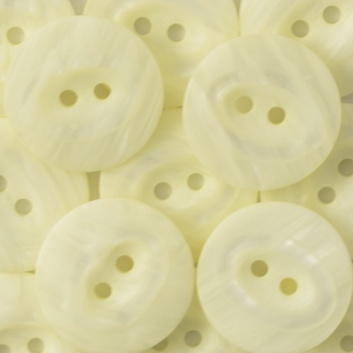 15MM 2 HOLE OVAL CENTRE LEMON 50PCS 3